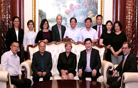 王萬華董事長參加BSN河北校友會成立儀式并被聘為BSN企業導師